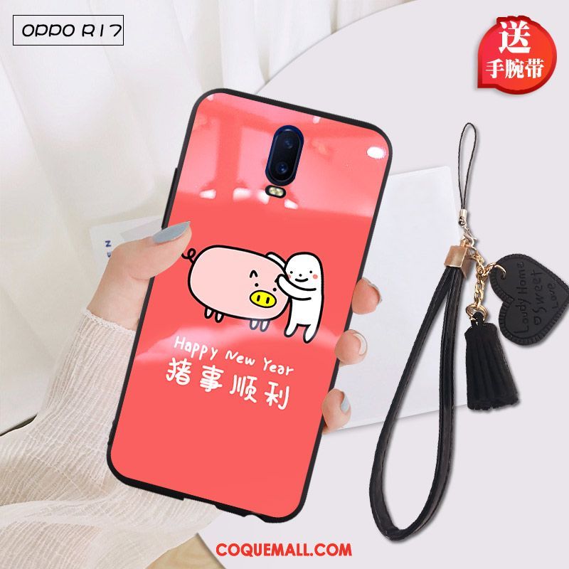 Étui Oppo R17 Téléphone Portable Charmant Incassable, Coque Oppo R17 Fluide Doux Protection