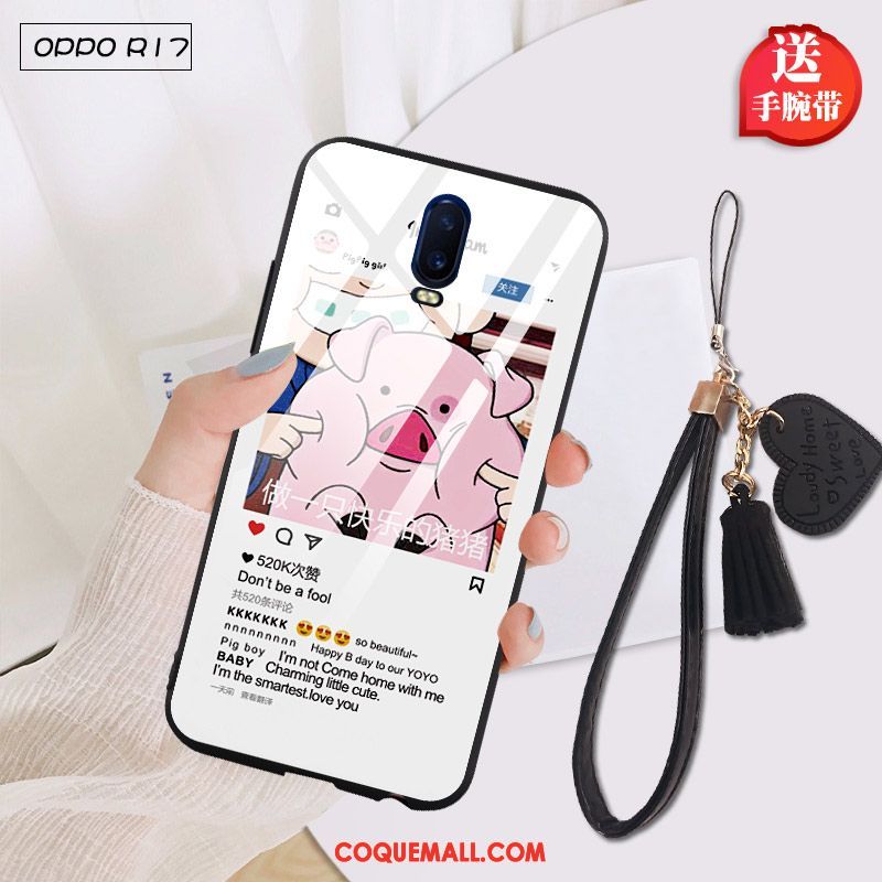 Étui Oppo R17 Téléphone Portable Charmant Incassable, Coque Oppo R17 Fluide Doux Protection