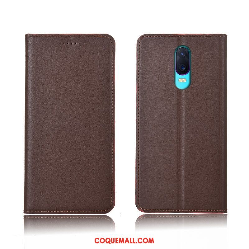 Étui Oppo R17 Téléphone Portable Cuir Véritable Étui En Cuir, Coque Oppo R17 Protection Tout Compris