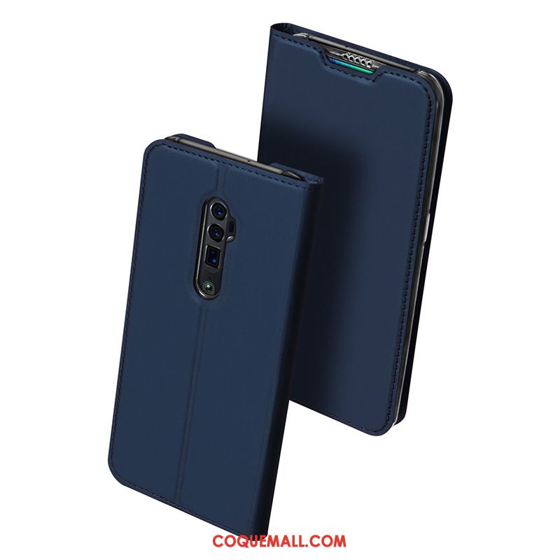 Étui Oppo Reno 10x Zoom Carte Business En Cuir, Coque Oppo Reno 10x Zoom Noir Nouveau