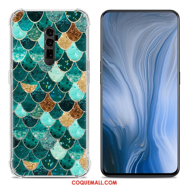 Étui Oppo Reno 10x Zoom Tout Compris Peinture Téléphone Portable, Coque Oppo Reno 10x Zoom Créatif Fluide Doux