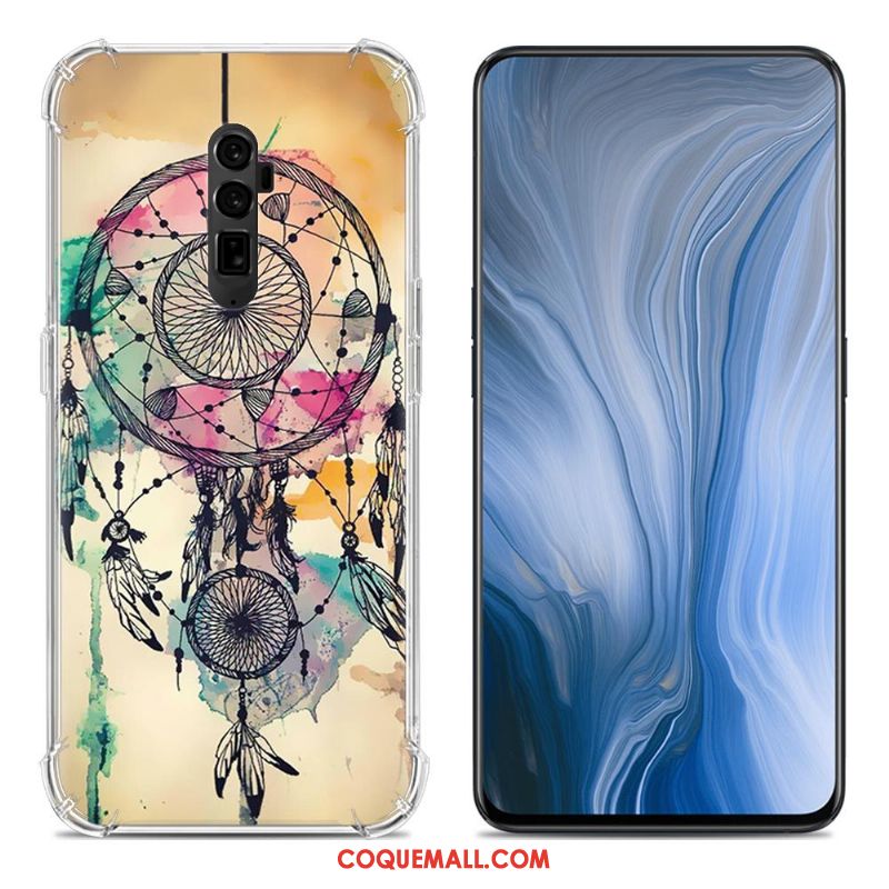 Étui Oppo Reno 10x Zoom Tout Compris Peinture Téléphone Portable, Coque Oppo Reno 10x Zoom Créatif Fluide Doux