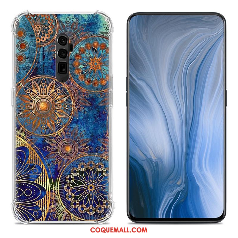 Étui Oppo Reno 10x Zoom Tout Compris Peinture Téléphone Portable, Coque Oppo Reno 10x Zoom Créatif Fluide Doux