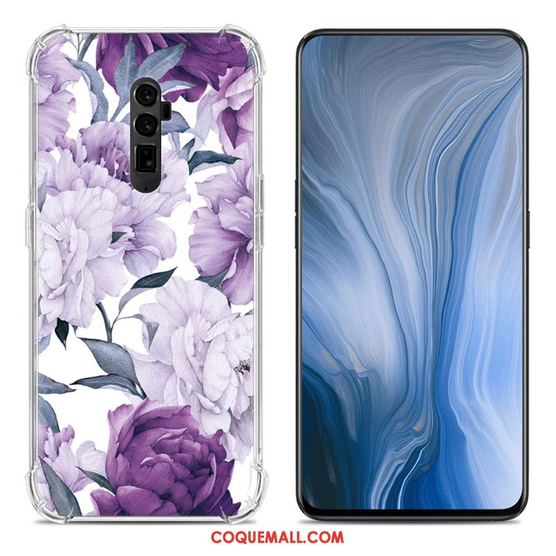 Étui Oppo Reno 10x Zoom Tout Compris Peinture Téléphone Portable, Coque Oppo Reno 10x Zoom Créatif Fluide Doux