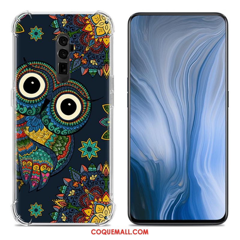 Étui Oppo Reno 10x Zoom Tout Compris Peinture Téléphone Portable, Coque Oppo Reno 10x Zoom Créatif Fluide Doux