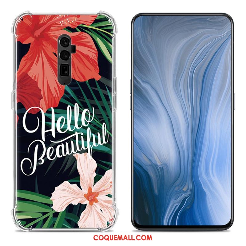 Étui Oppo Reno 10x Zoom Tout Compris Peinture Téléphone Portable, Coque Oppo Reno 10x Zoom Créatif Fluide Doux