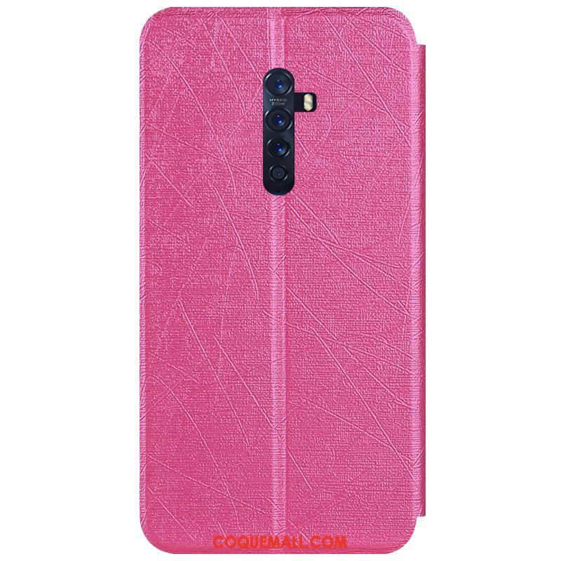 Étui Oppo Reno 2 Couleur En Cuir Téléphone Portable, Coque Oppo Reno 2 Tout Compris Tempérer