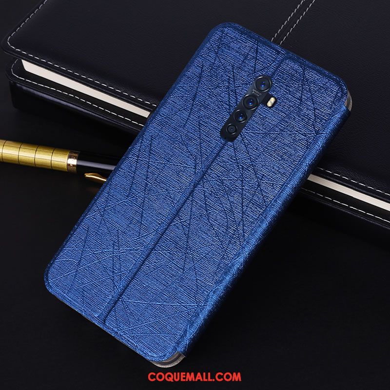 Étui Oppo Reno 2 Couleur En Cuir Téléphone Portable, Coque Oppo Reno 2 Tout Compris Tempérer