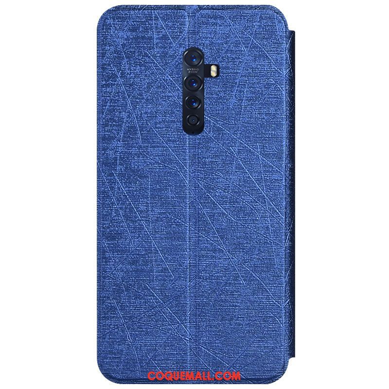 Étui Oppo Reno 2 Couleur En Cuir Téléphone Portable, Coque Oppo Reno 2 Tout Compris Tempérer