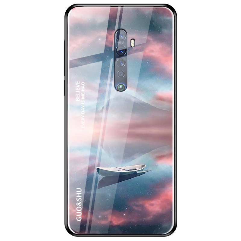 Étui Oppo Reno 2 Difficile Téléphone Portable Personnalité, Coque Oppo Reno 2 Incassable Délavé En Daim