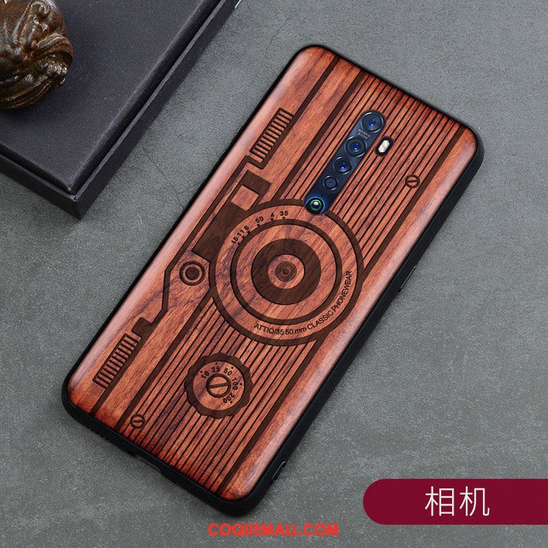 Étui Oppo Reno 2 Fleur Sculpture Protection, Coque Oppo Reno 2 Tout Compris Téléphone Portable