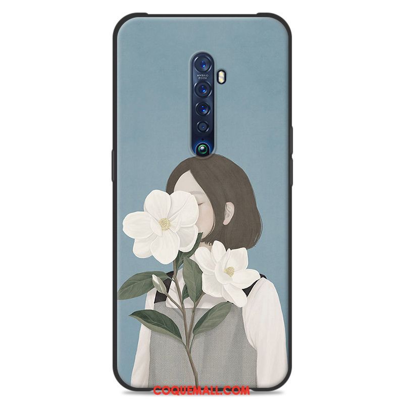 Étui Oppo Reno 2 Lis Frais Vent, Coque Oppo Reno 2 Petit Téléphone Portable
