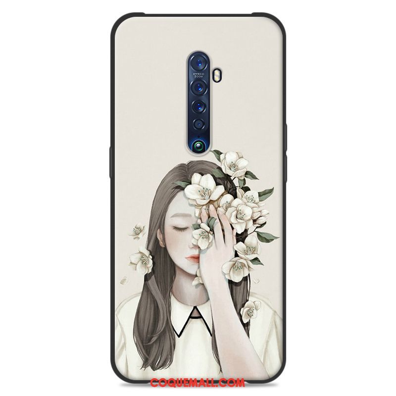 Étui Oppo Reno 2 Lis Frais Vent, Coque Oppo Reno 2 Petit Téléphone Portable