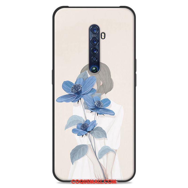 Étui Oppo Reno 2 Lis Frais Vent, Coque Oppo Reno 2 Petit Téléphone Portable