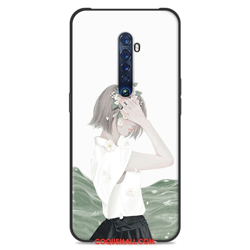 Étui Oppo Reno 2 Lis Frais Vent, Coque Oppo Reno 2 Petit Téléphone Portable