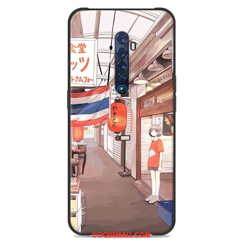 Étui Oppo Reno 2 Lis Frais Vent, Coque Oppo Reno 2 Petit Téléphone Portable