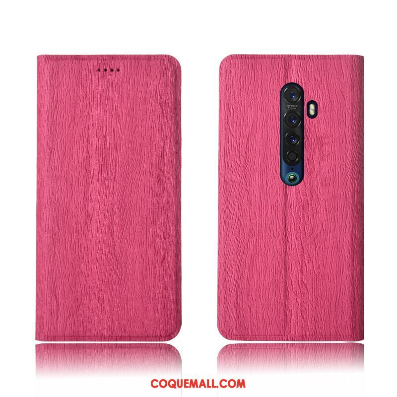 Étui Oppo Reno 2 Modèle Fleurie Clamshell Protection, Coque Oppo Reno 2 Incassable Arbres