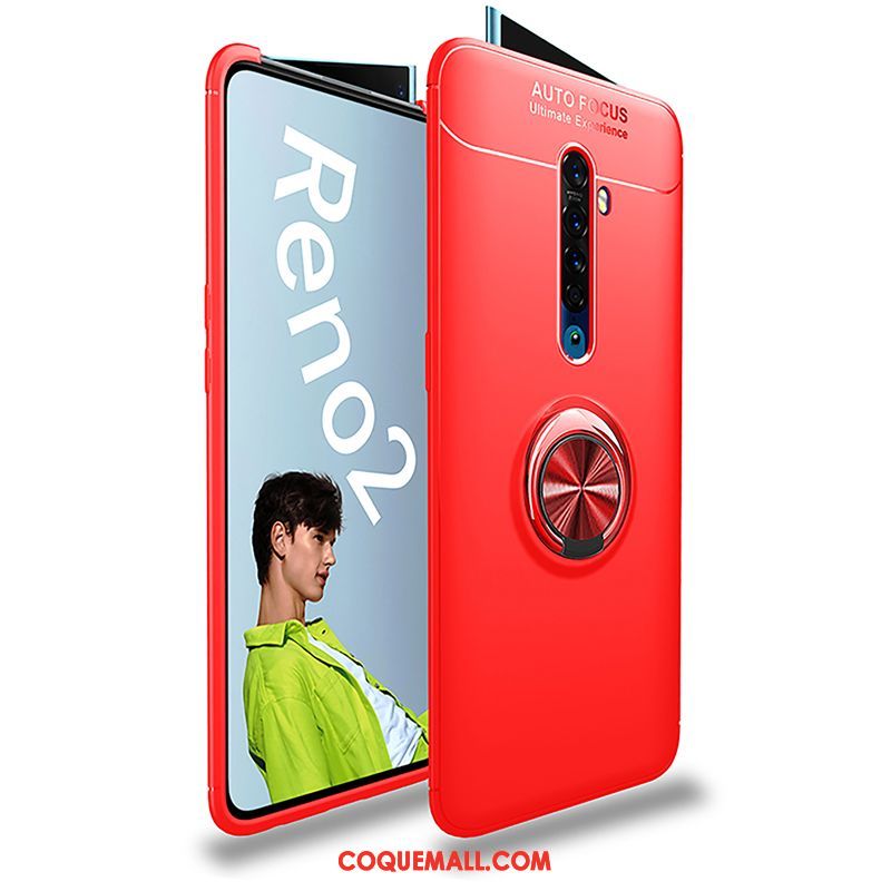 Étui Oppo Reno 2 Or Rose Membrane Invisible, Coque Oppo Reno 2 Créatif Tempérer