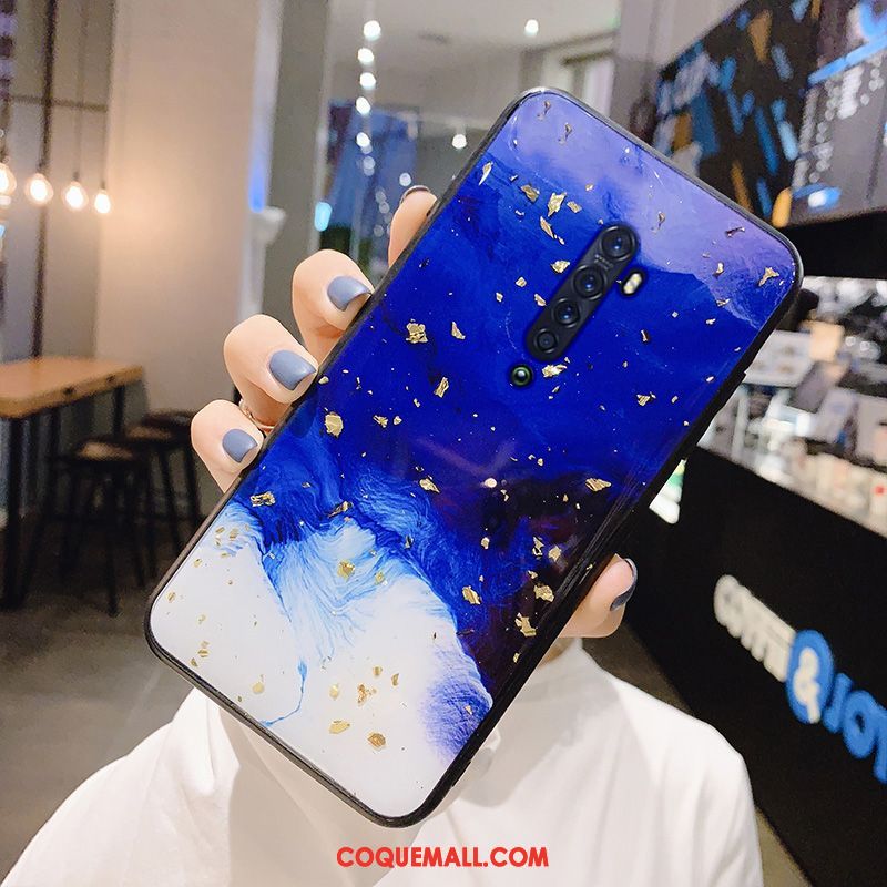 Étui Oppo Reno 2 Tout Compris Support Vert, Coque Oppo Reno 2 Marque De Tendance Fluide Doux