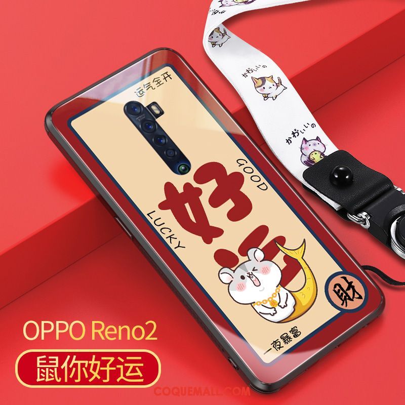 Étui Oppo Reno 2 Téléphone Portable Membrane Tout Compris, Coque Oppo Reno 2 Verre Tempérer