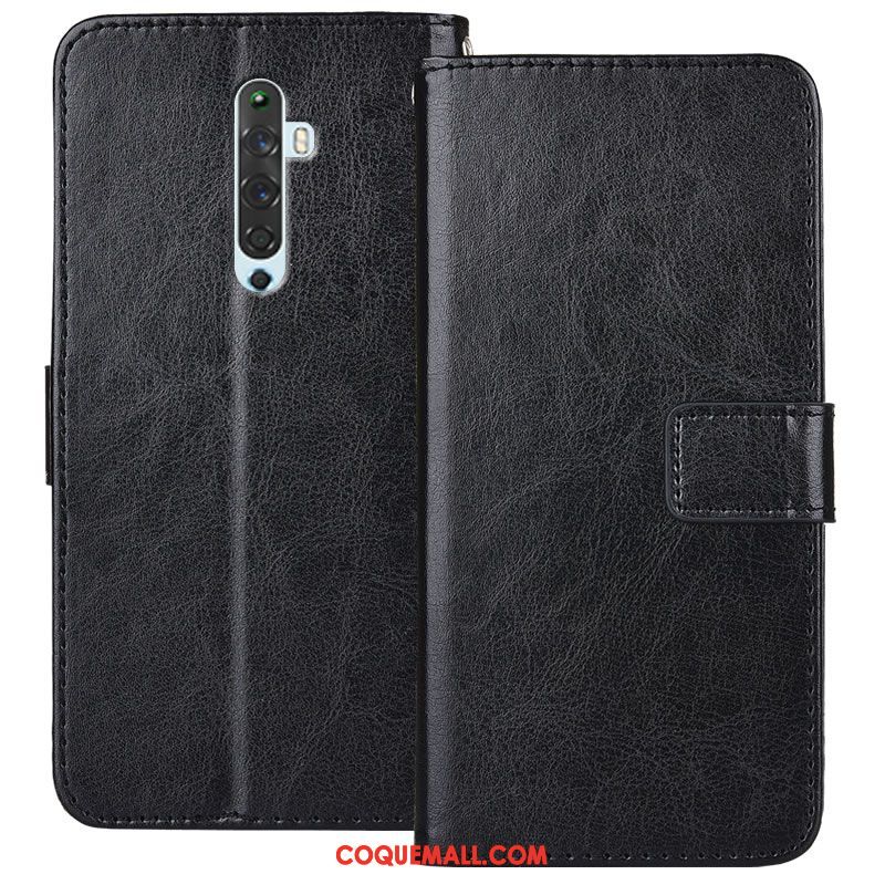 Étui Oppo Reno 2 Z En Cuir Fluide Doux Incassable, Coque Oppo Reno 2 Z Téléphone Portable Protection Braun Braun