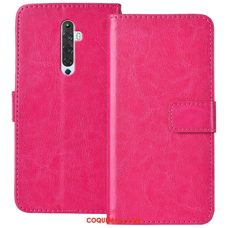 Étui Oppo Reno 2 Z En Cuir Fluide Doux Incassable, Coque Oppo Reno 2 Z Téléphone Portable Protection Braun Braun