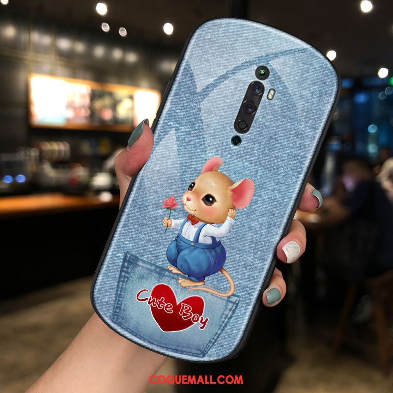 Étui Oppo Reno 2 Z Personnalité Fluide Doux Rond, Coque Oppo Reno 2 Z Tendance Dessin Animé