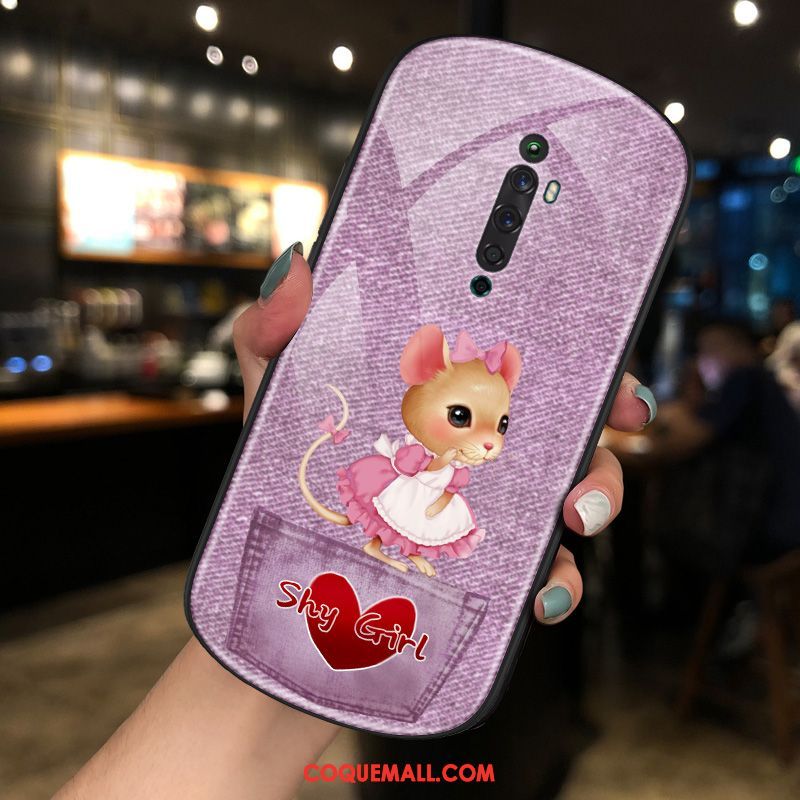 Étui Oppo Reno 2 Z Personnalité Fluide Doux Rond, Coque Oppo Reno 2 Z Tendance Dessin Animé