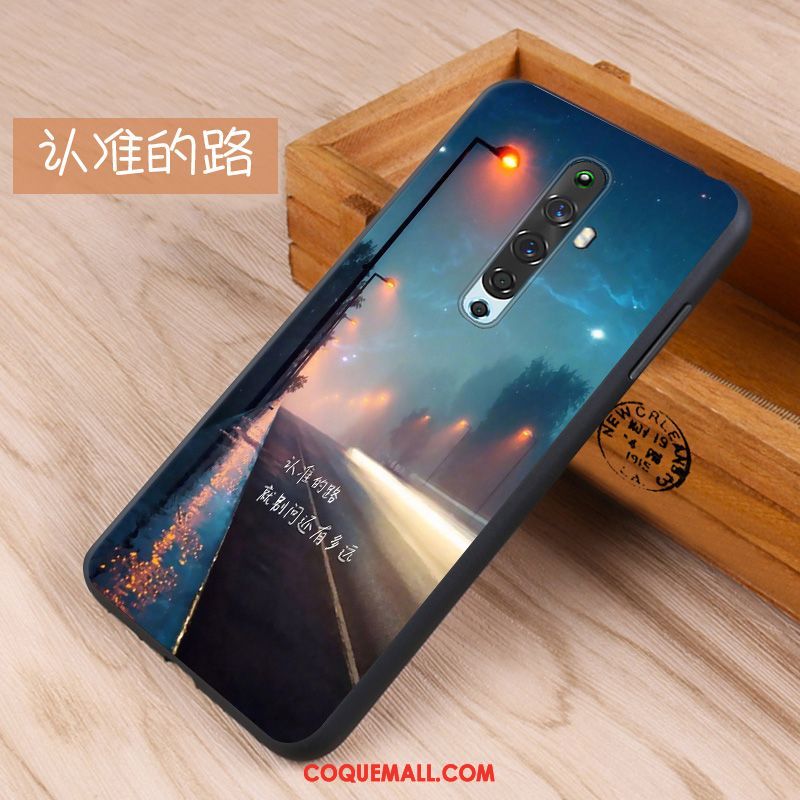 Étui Oppo Reno 2 Z Protection Membrane Incassable, Coque Oppo Reno 2 Z Nanomètre Cœur