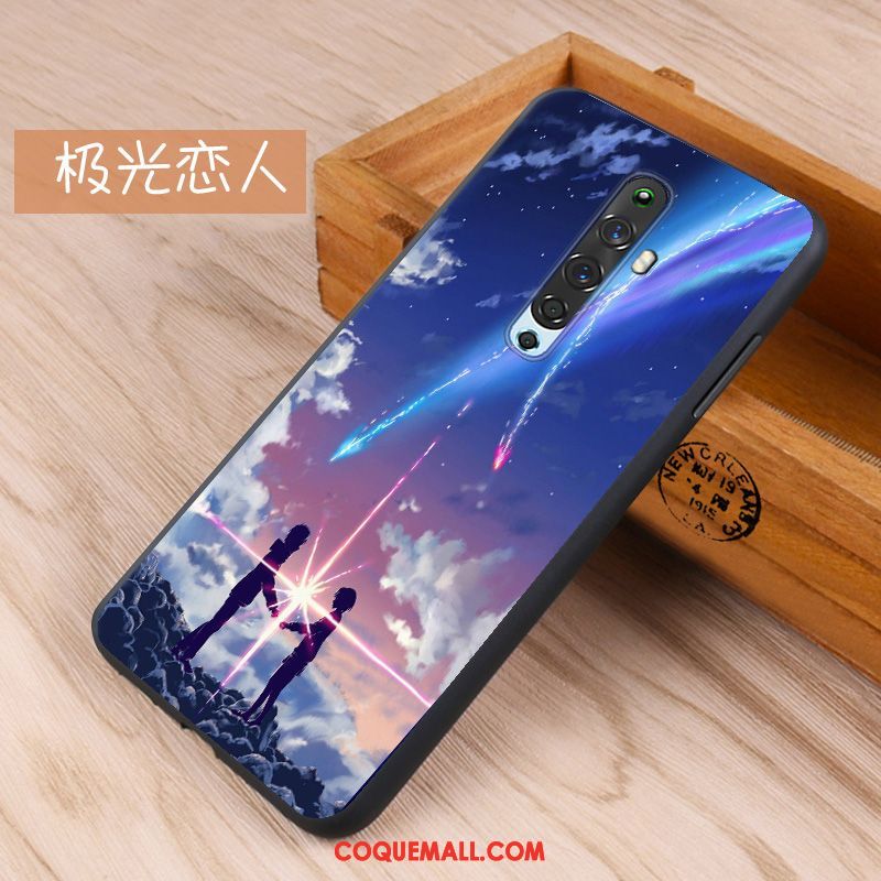 Étui Oppo Reno 2 Z Protection Membrane Incassable, Coque Oppo Reno 2 Z Nanomètre Cœur