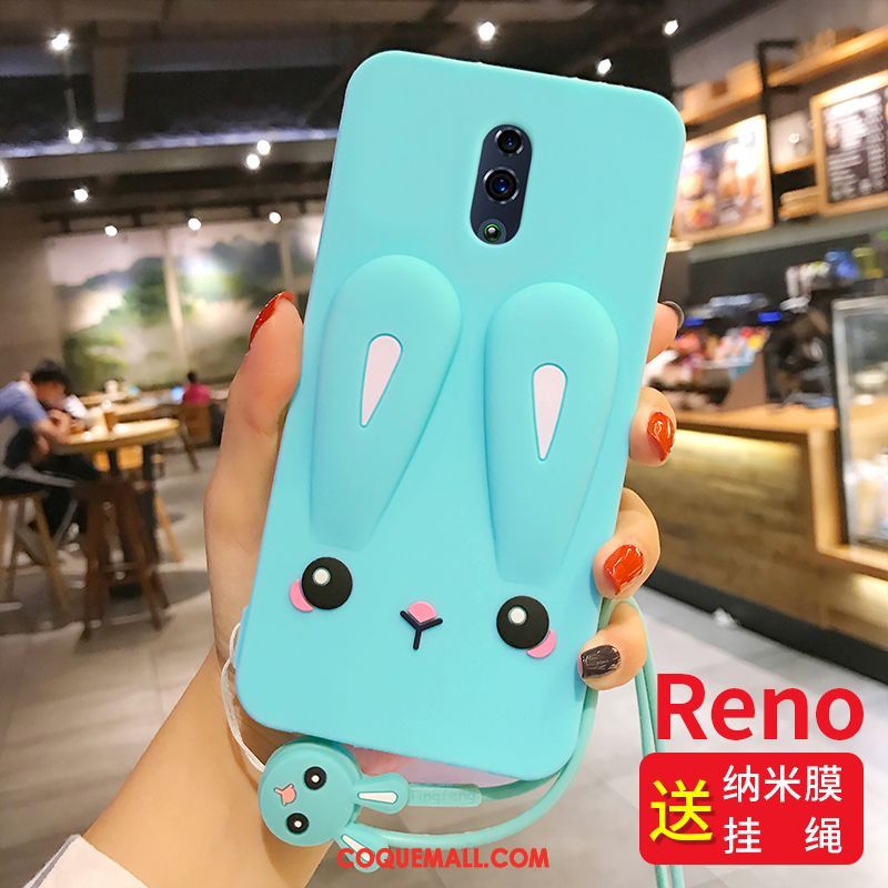 Étui Oppo Reno 2 Z Tout Compris Net Rouge Personnalité, Coque Oppo Reno 2 Z Fluide Doux Ornements Suspendus