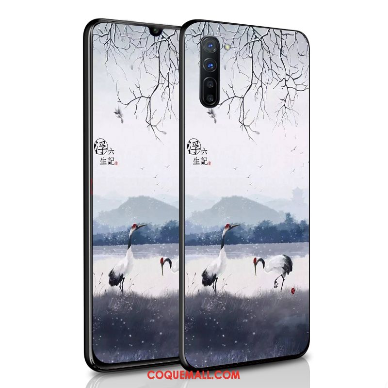 Étui Oppo Reno 3 Amoureux Personnalité Silicone, Coque Oppo Reno 3 Téléphone Portable Très Mince