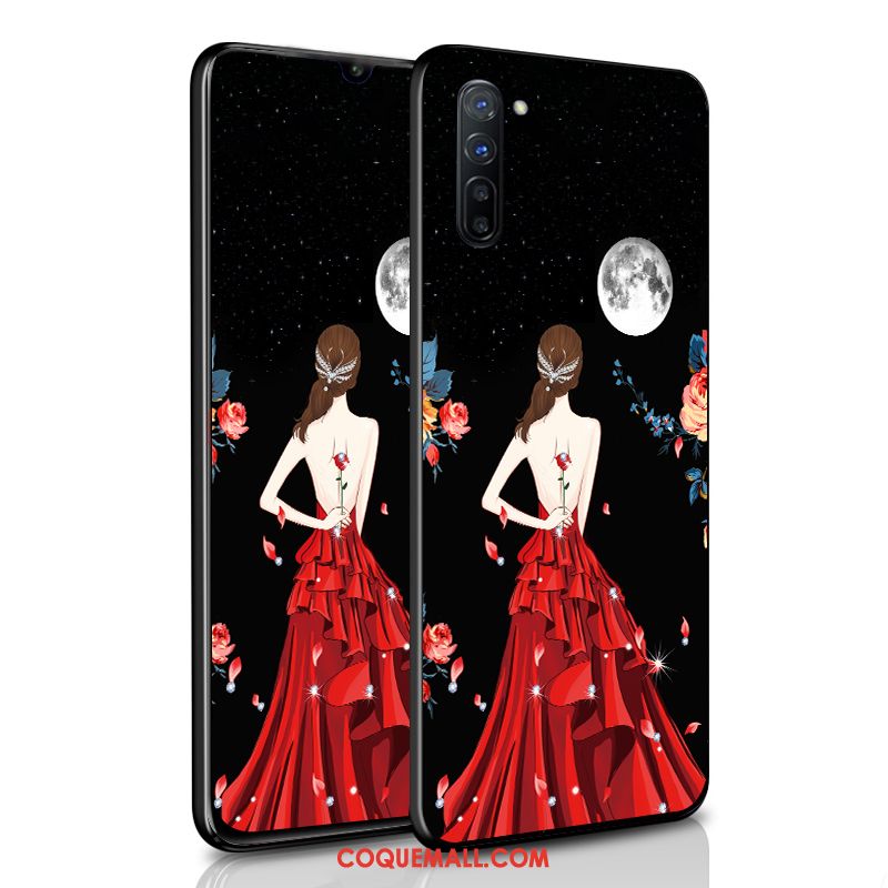 Étui Oppo Reno 3 Amoureux Personnalité Silicone, Coque Oppo Reno 3 Téléphone Portable Très Mince