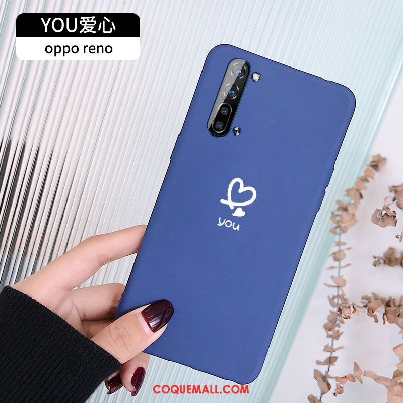 Étui Oppo Reno 3 Amoureux Protection Silicone, Coque Oppo Reno 3 Incassable Mode