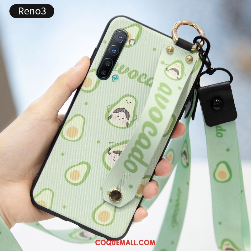 Étui Oppo Reno 3 Incassable Petit Silicone, Coque Oppo Reno 3 Tendance Frais