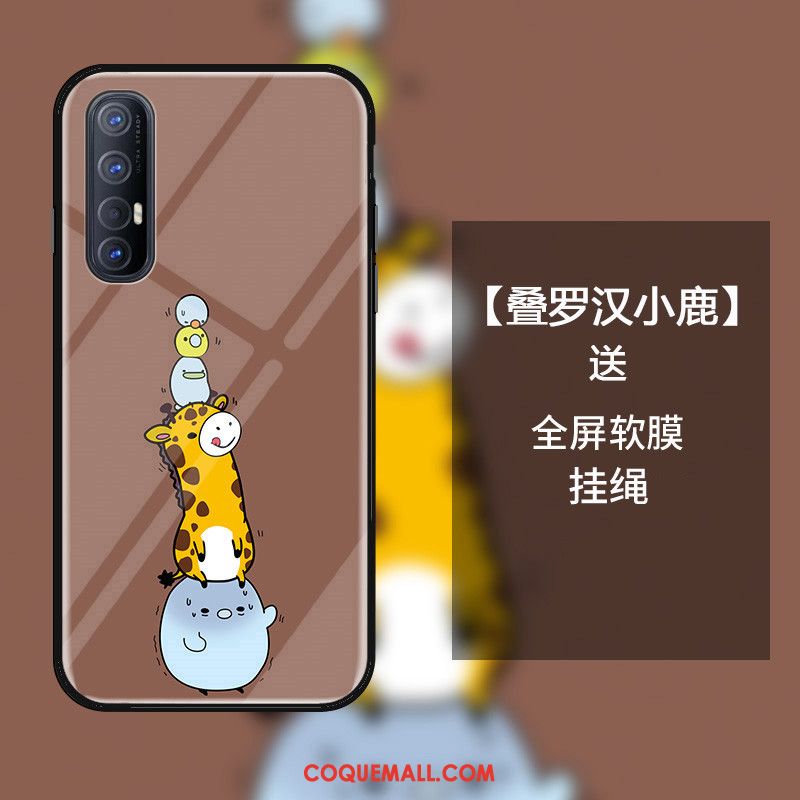 Étui Oppo Reno 3 Pro Dessin Animé Charmant Tout Compris, Coque Oppo Reno 3 Pro Téléphone Portable Protection