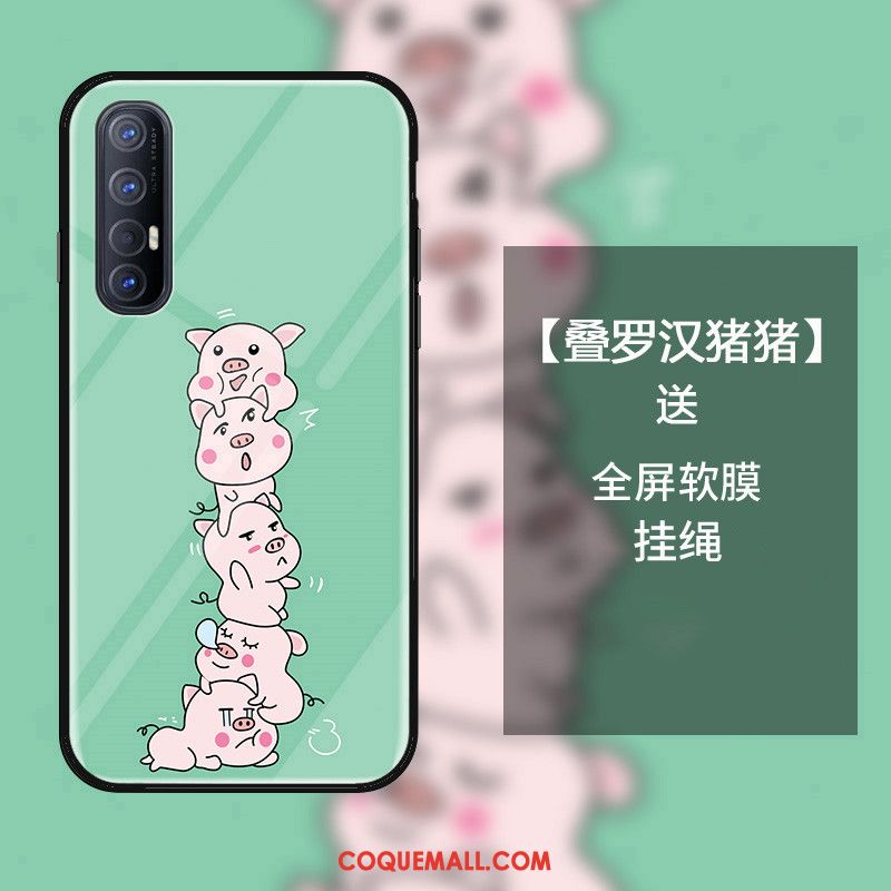 Étui Oppo Reno 3 Pro Dessin Animé Charmant Tout Compris, Coque Oppo Reno 3 Pro Téléphone Portable Protection