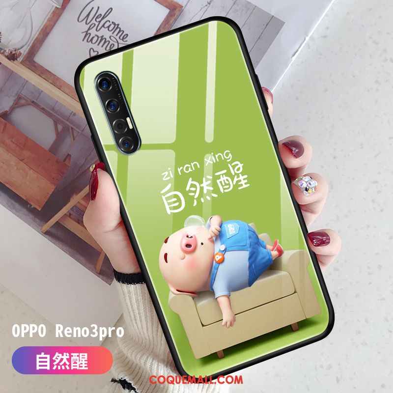 Étui Oppo Reno 3 Pro Fluide Doux Incassable Silicone, Coque Oppo Reno 3 Pro Très Mince Amoureux