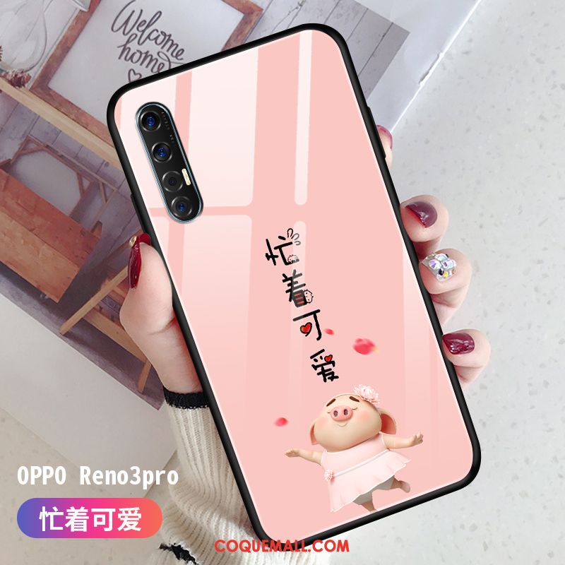 Étui Oppo Reno 3 Pro Fluide Doux Incassable Silicone, Coque Oppo Reno 3 Pro Très Mince Amoureux