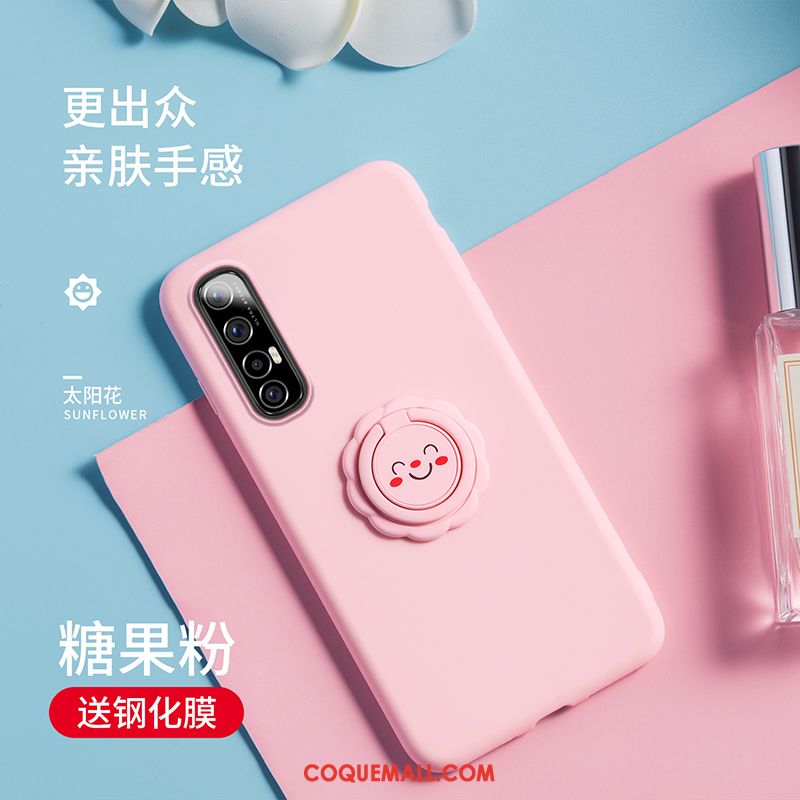 Étui Oppo Reno 3 Pro Marque De Tendance Incassable Fluide Doux, Coque Oppo Reno 3 Pro Nouveau Vert