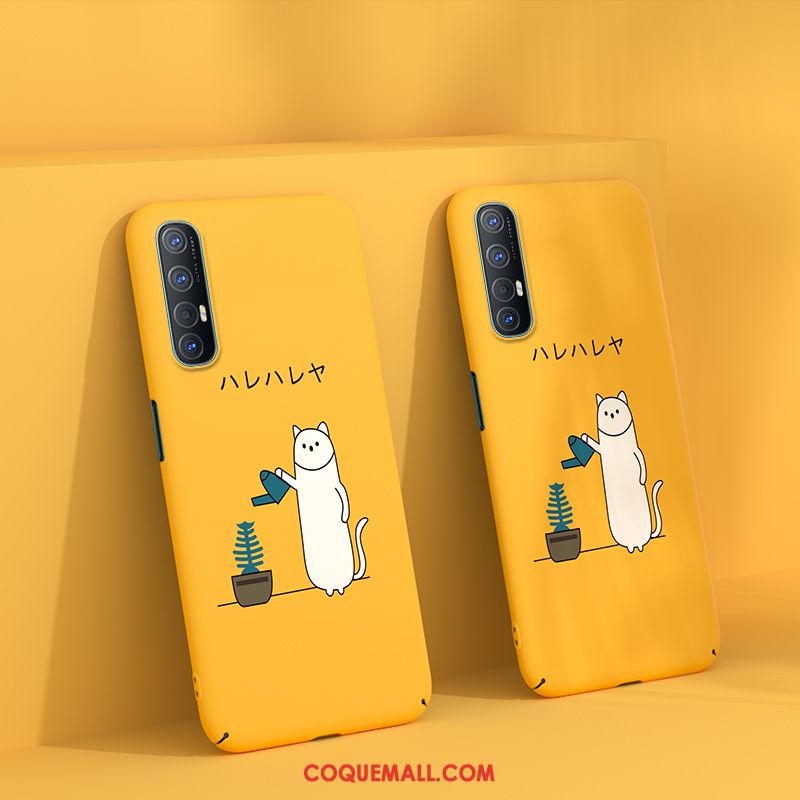 Étui Oppo Reno 3 Pro Protection Incassable Délavé En Daim, Coque Oppo Reno 3 Pro Nouveau Difficile