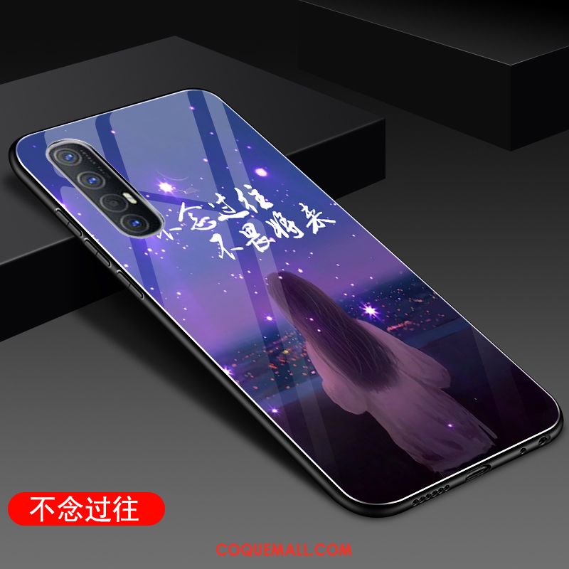 Étui Oppo Reno 3 Pro Très Mince Incassable Simple, Coque Oppo Reno 3 Pro Nouveau Fluide Doux