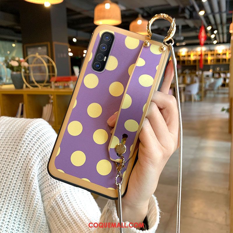 Étui Oppo Reno 3 Pro Téléphone Portable Personnalité Fluide Doux, Coque Oppo Reno 3 Pro Vert Marque De Tendance