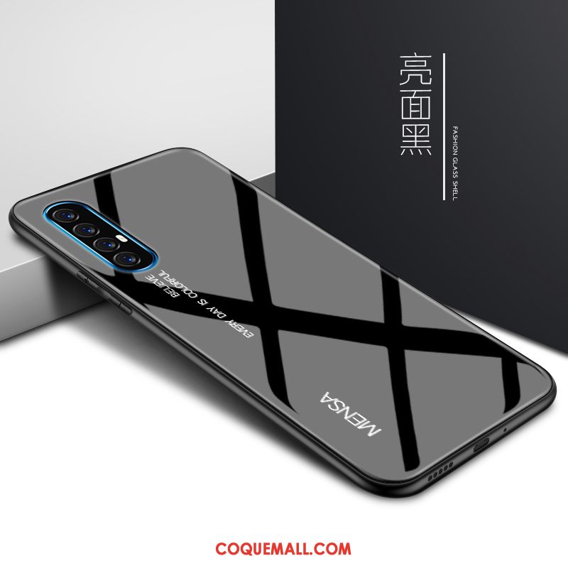 Étui Oppo Reno 3 Pro Verre Créatif Incassable, Coque Oppo Reno 3 Pro Téléphone Portable Tout Compris