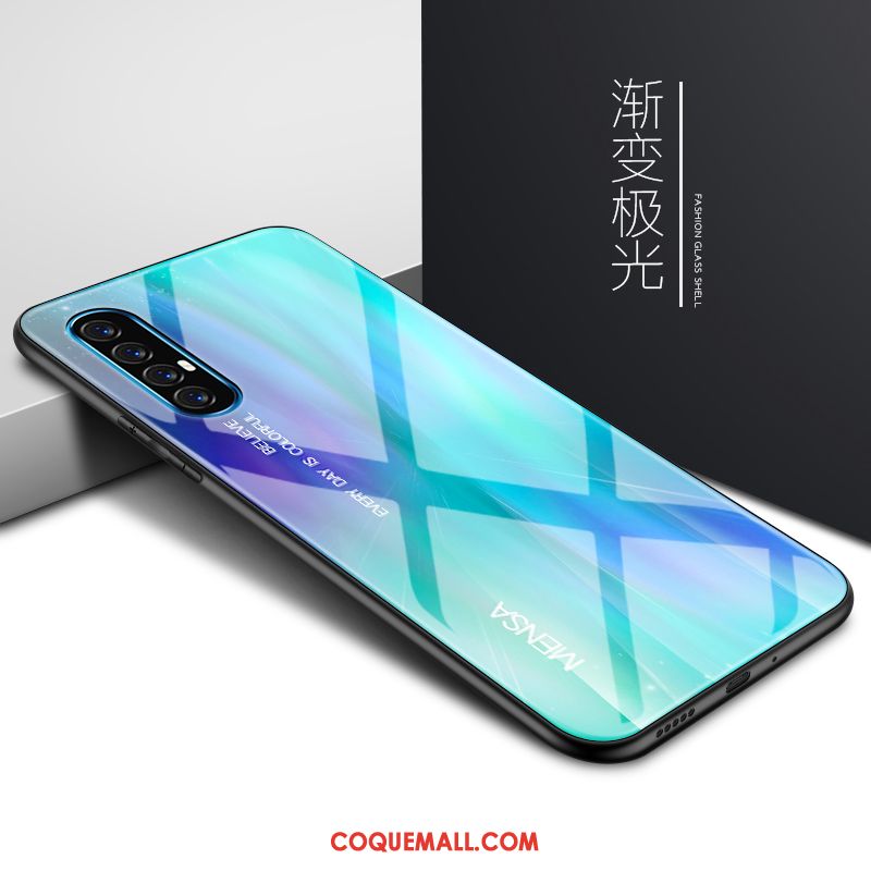 Étui Oppo Reno 3 Pro Verre Créatif Incassable, Coque Oppo Reno 3 Pro Téléphone Portable Tout Compris