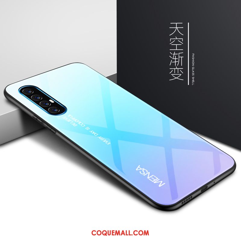 Étui Oppo Reno 3 Pro Verre Créatif Incassable, Coque Oppo Reno 3 Pro Téléphone Portable Tout Compris