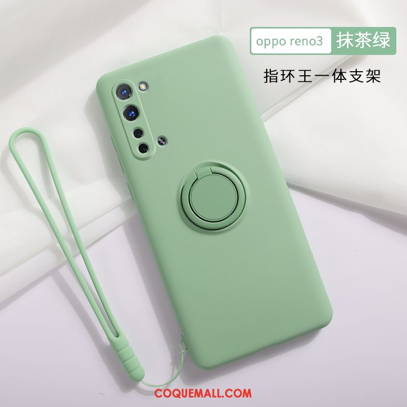 Étui Oppo Reno 3 Tout Compris Ornements Suspendus Anneau, Coque Oppo Reno 3 Très Mince Incassable