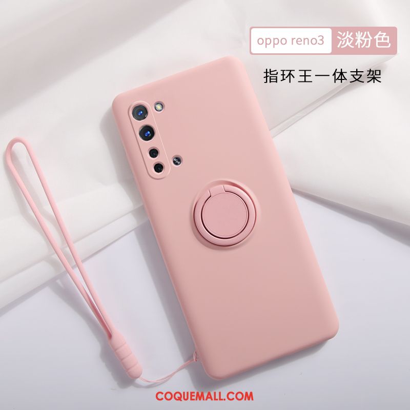 Étui Oppo Reno 3 Tout Compris Ornements Suspendus Anneau, Coque Oppo Reno 3 Très Mince Incassable