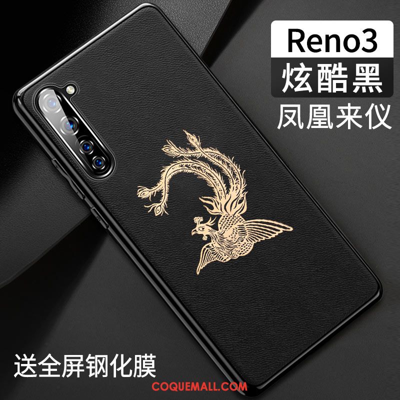 Étui Oppo Reno 3 Vert Nouveau Tout Compris, Coque Oppo Reno 3 Silicone Téléphone Portable