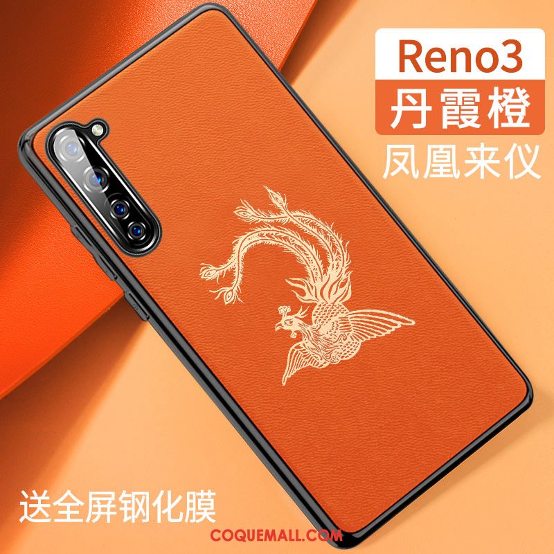 Étui Oppo Reno 3 Vert Nouveau Tout Compris, Coque Oppo Reno 3 Silicone Téléphone Portable